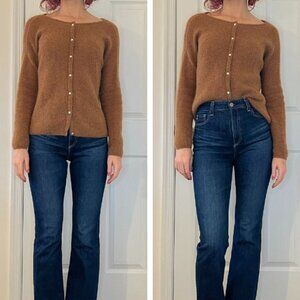 Sezane Gaspard Jumper Cardigan in Camel (Size XS)